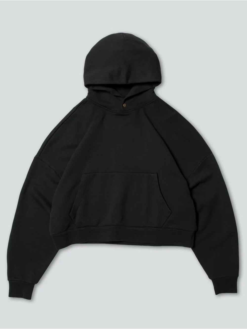 Elwood Rectangle Hoodie Black Ink Size M
